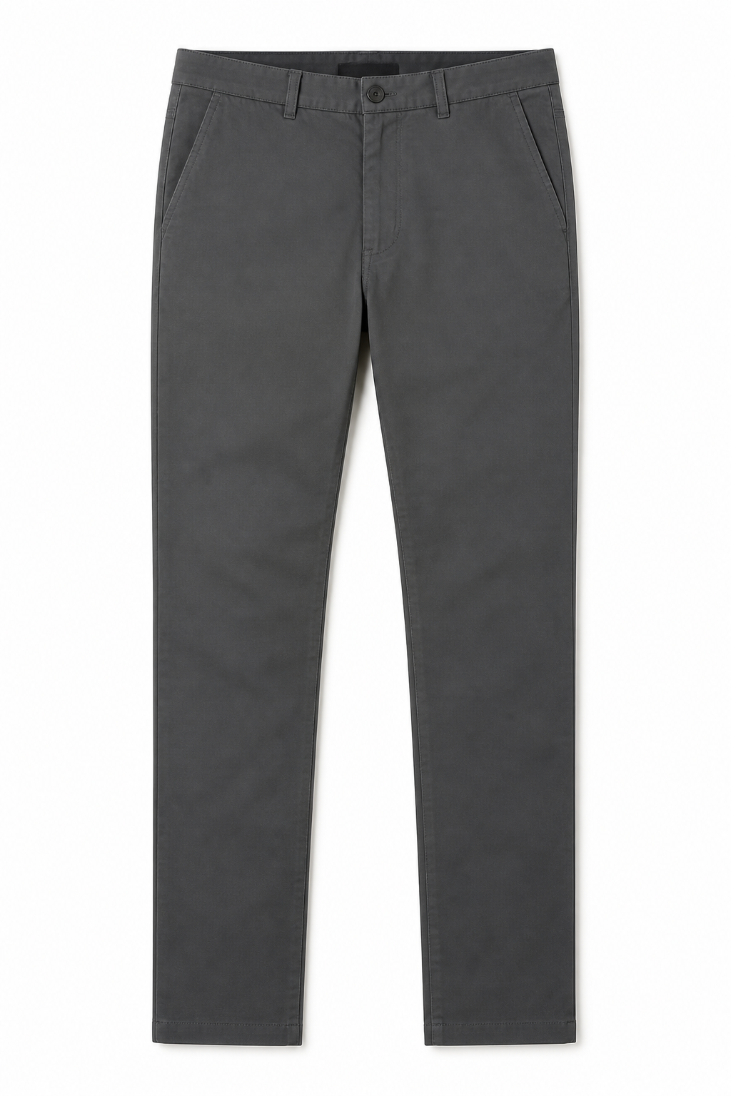 Charcoal Slim Fit Chino Trousers