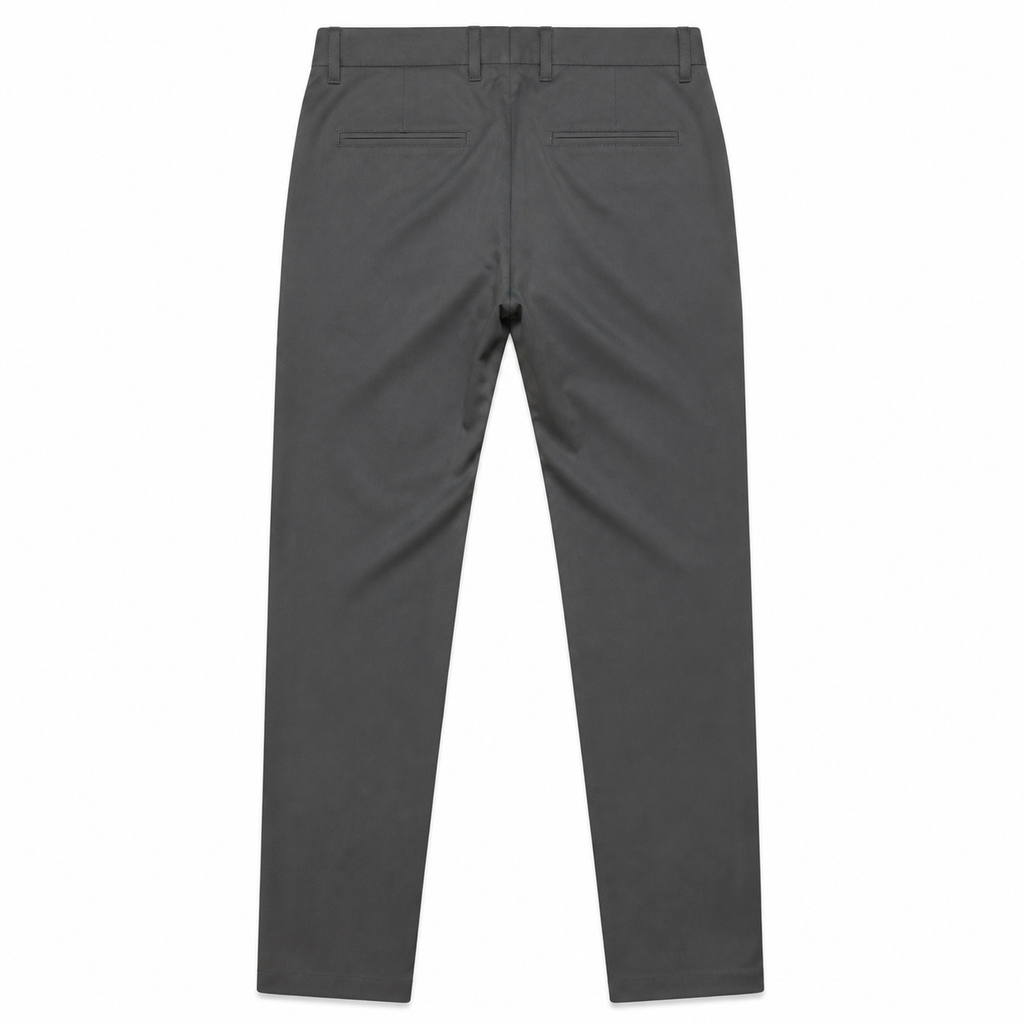Charcoal Slim Fit Chino Trousers