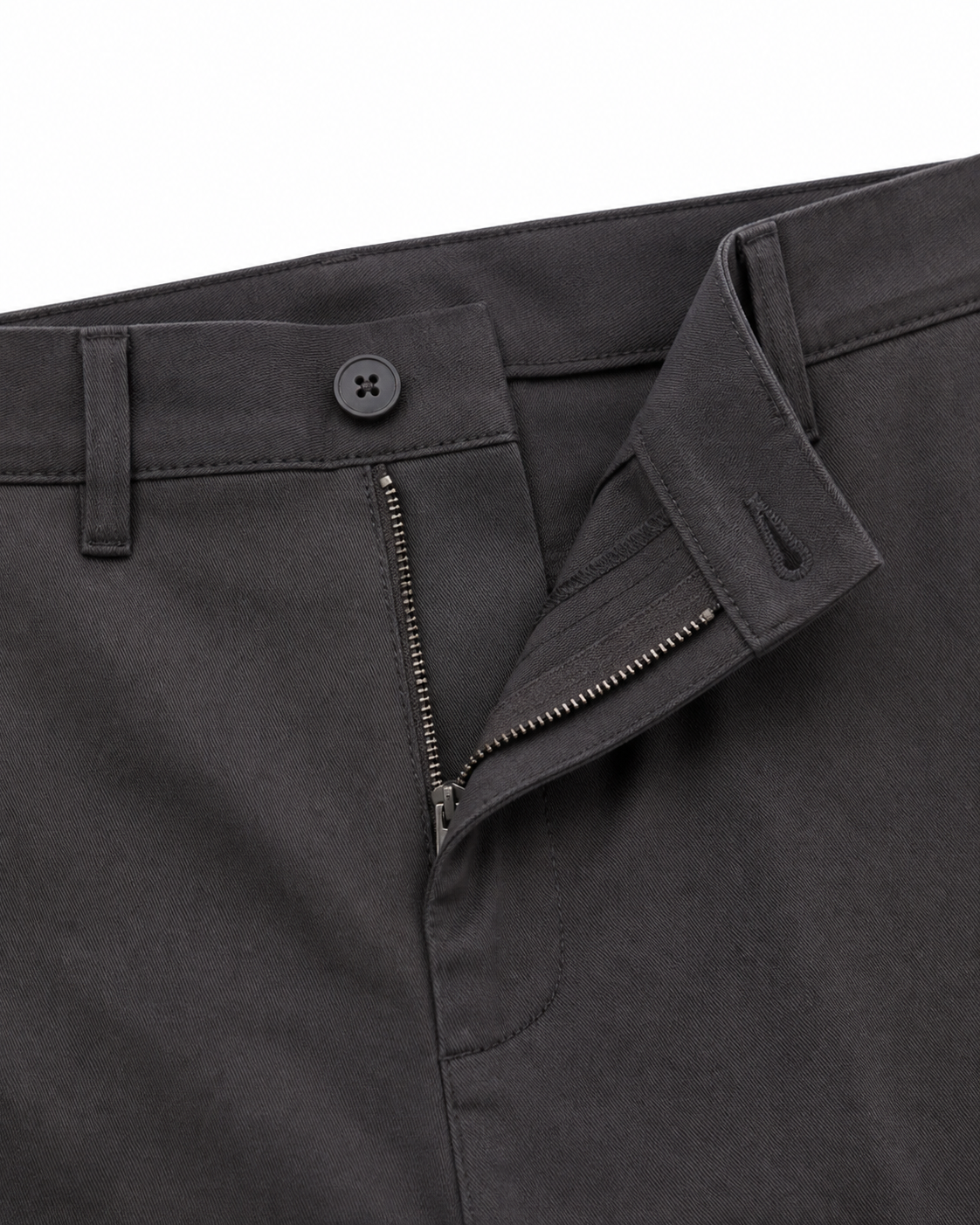 Charcoal Slim Fit Chino Trousers